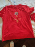 真維斯兒童新年親子裝2026年國潮純棉T恤一家三口短袖馬年新款T恤上衣 【棉Hia短袖fuHay】ji36 175 (L) 曬單實(shí)拍圖