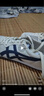 Onitsuka Tiger鬼塚虎男女運動(dòng)休閑鞋百搭輕便透氣休閑鞋子SERRANO? 米色/深藍色 45 曬單實(shí)拍圖