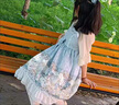 洛麗塔蘿莉塔Lolita裙子旋轉木馬jsk可愛(ài)少女洋裝單件吊帶蓬蓬裙連衣裙 圖片色 (單件吊帶裙) 均碼 曬單實(shí)拍圖