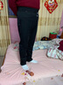 吉普（JEEP）精品純棉休閑褲男秋冬季新款寬松直筒運(yùn)動(dòng)男褲加絨加厚保暖褲子男 黑色 【抗起球/防變形】 XL 【推薦135-152斤】 曬單實(shí)拍圖