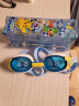 SWANS皮卡丘儿童泳镜日本进口女童防水防雾高清男童游泳眼镜PK9-2蓝白 实拍图