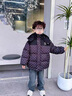 G.DUCKKIDS小黃鴨男童羽絨服秋冬季2024新款過年喜慶衣服兒童裝寶寶紅色外套 紅色白鴨絨羽絨服 110 M 曬單實(shí)拍圖