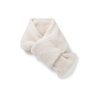 無印良品（MUJI） 聚酯纖維 抓絨 便攜圍巾 圍脖 DD0ILA3A 象牙色 20*100cm 曬單實(shí)拍圖