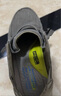 斯凱奇（Skechers）男鞋秋冬一腳蹬樂(lè )福鞋帆布鞋厚底低幫休閑商務(wù)鞋66387 黑色/BLK 42.5 曬單實(shí)拍圖