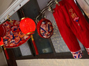 長(zhǎng)命富貴寶寶秋季衣服男童套裝嬰兒龍年新年套裝抓周宴衣服周歲禮服男寶寶 龍行龘龘+貝勒帽-加絨款 90 曬單實(shí)拍圖