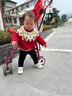 幼歌（YOUGE） 嬰兒溫暖提花毛衣寶寶浪漫北歐風(fēng)立體鉤花圓領(lǐng)套頭上衣 大紅 90 cm 曬單實(shí)拍圖