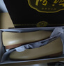 拔佳（Bata）淺口涼鞋女春季商場(chǎng)新款羊皮軟底側空通勤單鞋AFZ33AK4 杏色 38 曬單實(shí)拍圖