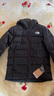 The North Face北面羽絨服男戶(hù)外800蓬鵝絨高蓬保暖外套7W7N 黑色/4H0 M 曬單實(shí)拍圖