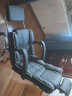 欧吉（OUJI） 欧吉电脑椅家用电竞沙发网红直播游戏座椅舒服久坐椅休闲办公书靠背椅 黑色+移动头枕+脚踏 实拍图