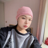 莎蒂莉春夏薄款睡帽女款擋風(fēng)保暖護額頭頭帶專(zhuān)用防風(fēng)帽子包頭月子帽睡覺(jué) KZ1-芙蓉粉 高彈均碼 曬單實(shí)拍圖