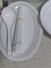 國玥骨瓷餐具整套家用盤(pán)子碗歐式碗碟套裝輕奢金邊碗具陶瓷碗筷禮盒 金邊禮盒裝 支持洗碗機 40頭 曬單實(shí)拍圖