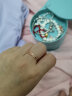 周六福（ZLF）母亲节礼物   18K金戒指女三生三世彩金素圈戒指玫瑰金尾戒生日 14号 -光面 实拍图