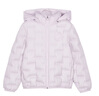 Skechers斯凱奇兒童羽絨服梭織短款冬季新款女童保暖連帽外套P424G002 云霧紫/02PM 165 cm 曬單實(shí)拍圖