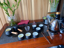 南山先生  茶具套裝家用陶瓷日式功夫茶具側(cè)把壺黑陶茶壺小型干泡茶盤輕奢送禮便攜禮盒裝 黑陶雙側(cè)把+六杯+茶葉罐+四方茶盤 曬單實拍圖