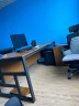 永诺 办公桌椅组合 老板桌经理桌现代简约书桌大班台大板桌办公室家具 黑架+金橡木色（单桌） 升级板材 1.8米*0.8米 实拍图