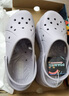 斯凱奇（SKECHERS）七夕禮物洞洞鞋女士夏季泡泡鞋外穿包頭透氣軟底涼拖鞋輕便沙灘鞋 曬單實(shí)拍圖