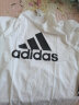 阿迪達斯 （adidas）短袖男女款官方 新款運動服寬松圓領舒適透氣休閑舒適T恤 時尚黑/小logo【夏日主推】 M 曬單實拍圖