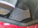 車(chē)麗友（CHELIYOU）專(zhuān)用于大眾帕薩特朗逸速騰id4凌渡途觀(guān)L探岳X夏朗全包圍皮革腳墊6 經(jīng)典耐臟【時(shí)尚黑米+灰色PVC絲】 千款車(chē)型定制【五座專(zhuān)用】 曬單實(shí)拍圖