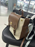 鉑吶苓雙肩包女小背包學(xué)院風(fēng)書(shū)包韓版時(shí)尚小眾簡(jiǎn)約百搭通勤大學(xué)生書(shū)包 韓系小眾雙肩包【棕色】 曬單實(shí)拍圖