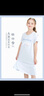 Hello Kitty玉桂狗女童睡裙夏款莫代爾兒童睡衣春夏薄款新款女孩大童家居服 藍(lán)色 150 曬單實(shí)拍圖