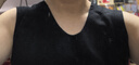 小護士?jì)纫?無(wú)痕背心女 夏季薄款莫代爾寬肩吊帶背心彈力大碼打底衫上衣 經(jīng)典黑 2XL /175/105 曬單實(shí)拍圖