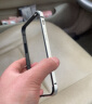 毕亚兹适用苹果12/12pro手机壳 iPhone12/12pro金属边框手机防摔保护套 柔软内衬壳男女款6.1英寸JK13-银 实拍图