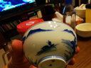 百弘手繪康熙山水青花瓷茶杯 景德鎮(zhèn)茶具主人杯 陶瓷品茗杯普洱小茶碗 曬單實(shí)拍圖
