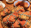 【活蟹】夢(mèng)嘗客大閘蟹鮮活螃蟹年貨禮盒生鮮 公4.5 兩 母3.5 兩/只 4對(duì)8只 曬單實(shí)拍圖