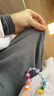 無(wú)印良品（MUJI）女式 棉厚款 高領(lǐng)長(zhǎng)袖T恤 女士女款上衣打底衫冬季  FCD15C4A 中灰色 M 160/84A 曬單實(shí)拍圖