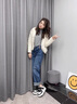 晟霆真皮厚底板鞋女2025春秋新款小白鞋內增高休閑小個(gè)子透氣運動(dòng)鞋 7.5cm黑白色 【牛皮】 40 (250mm) 曬單實(shí)拍圖