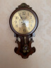 凯恩斯（KAIENSI） 挂钟客厅钟表欧式复古时钟摇摆石英钟表电波创意木质挂表家用 1340G数字金属盘-霸.王扫秒机芯 12英寸 实拍图