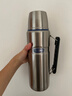 膳魔師（THERMOS）保溫杯壺戶(hù)外旅行露營(yíng)套裝保冷隨行便攜杯子TSK2系列 不銹鋼色保溫壺 1200ml 曬單實(shí)拍圖