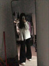 矜持范彩點(diǎn)V領(lǐng)復(fù)古慵懶風(fēng)毛衣針織衫女開衫秋冬新款寬松軟糯小個(gè)子外搭 米色 S 8090斤 曬單實(shí)拍圖