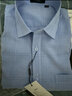 杉杉（FIRS）長(cháng)袖襯衫男格子休閑襯衣中青年商務(wù)正裝免燙襯衫 2004藍色 43  曬單實(shí)拍圖