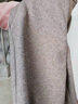 皮爾卡丹（pierre cardin）毛呢窄版闊腿褲女秋冬2025高腰垂感加絨加厚小個子九分直筒褲 咖啡色【加絨更保暖】 推薦 加厚 S 【建議85-95斤】 曬單實(shí)拍圖