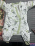 婧麒（JOYNCLEON）嬰兒睡袋秋冬款寶寶一體式加厚純棉防寒防踢被子兒童分腿冬季 冬款-分腿純棉【5-15℃】藍色 S碼-身高60-70cm-年齡3個月-1.5 曬單實拍圖