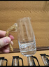 Pritea水晶白酒杯套裝玻璃家用酒壺分酒器中式金箔品酒酒具禮盒裝 直升金箔10只_金箔杯10只 曬單實(shí)拍圖