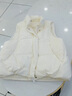 AEMAPE2025年秋冬新款羽絨棉服馬甲女韓版外穿百搭洋氣坎肩背心上衣外套白色L 120-135斤 曬單實(shí)拍圖
