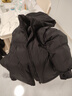 雪中飛短款羽絨服女冬季新款時(shí)尚品牌設計休閑小個(gè)子冬季加厚保暖外 黑色 M 曬單實(shí)拍圖