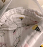 优米熊浴巾纯棉9层纱布加厚婴幼儿A类成人儿童抱被盖毯110×110cm粉象 实拍图