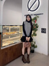 星期六短靴女靴2024新款秋冬法式厚底瘦瘦靴英倫風馬丁靴粗跟靴子女 棕色 37 曬單實拍圖