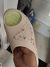 匹克拖鞋態(tài)極小胖拖男女夏季新款厚底增高軟彈速干耐磨室內(nèi)涼拖鞋沙灘 豆卡其ET32077L 45 曬單實(shí)拍圖
