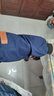浩贏(yíng)高檔四季通用螺紋口防水防油不掉膠羽絨服套袖寬松男女辦公袖套 螺紋袖口中長(cháng)款男女同款藏藍色 曬單實(shí)拍圖