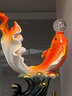 赟婭年年有余辦公室錦鯉魚桌面招財擺件玄關(guān)酒柜開業(yè)禮七夕情人節(jié)禮物 年年有余錦鯉擺件（紅色） 曬單實拍圖