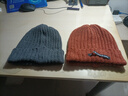 針織毛線(xiàn)帽女冷帽秋冬堆堆帽慵懶風(fēng)情侶潮流大頭圍顯臉小保暖帽 灰色 均碼 曬單實(shí)拍圖