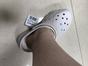 斯凱奇（Skechers）洞洞鞋女外穿高級感夏季輕質(zhì)休閑塑模涼鞋 白色/WHT 36 曬單實(shí)拍圖