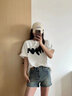 啟動(dòng)引擎復(fù)古牛仔短褲女夏季2025年新款高腰辣妹彈力顯瘦a字小個(gè)子熱褲子 黃泥色 M 曬單實(shí)拍圖
