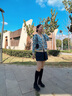 星期六彈力靴女靴顯瘦粗跟長(zhǎng)靴女2025秋冬新款過(guò)膝靴加絨百搭長(zhǎng)筒靴子女 黑色（跟高5CM） 38 曬單實(shí)拍圖