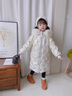 G.DUCKKIDS女童羽絨服中長(zhǎng)款2025新款洋氣兒童女大童冬裝小學(xué)生冬季加厚外套 米白色 130 cm 曬單實(shí)拍圖
