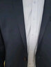柒牌【含羊毛】柒牌易穿搭西裝套裝男商務紳士人字紋西服兩件套 藏青 B52 曬單實拍圖